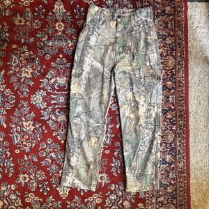 Vintage Y2K Ranger Camo Realtree Pants Youth Boys Size Large Grunge Punk